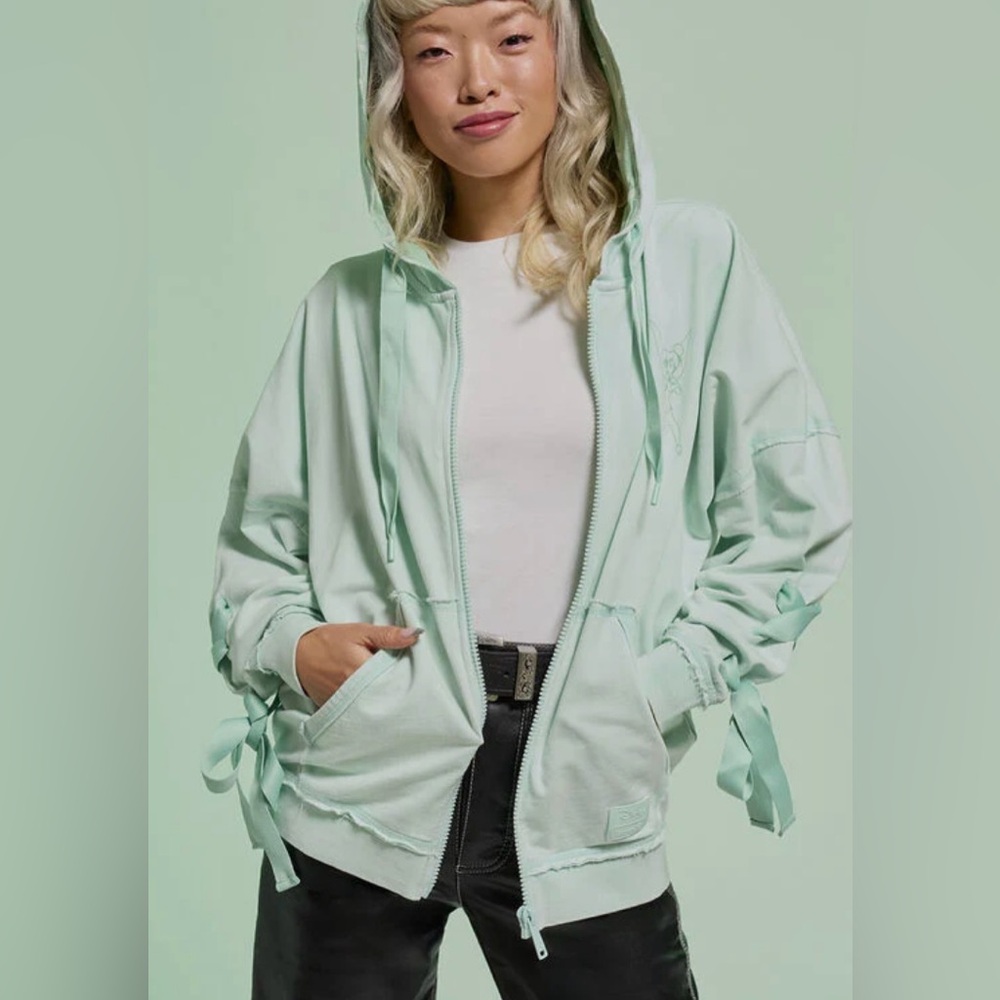 NWT Loungefly Disney’s Tinkerbell unisex front zipper hoodie size  3X